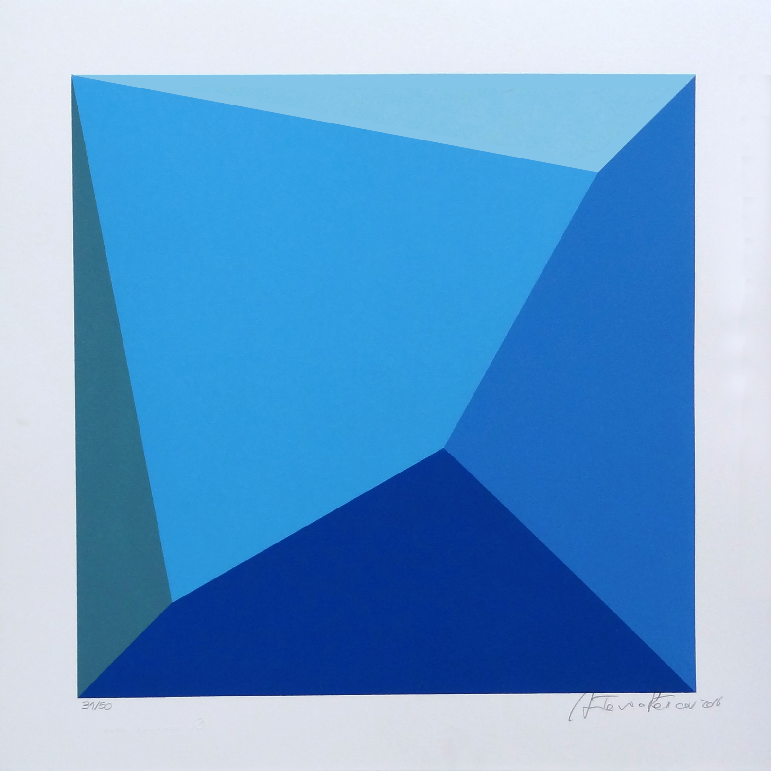 Blue + // Antonio Peticov