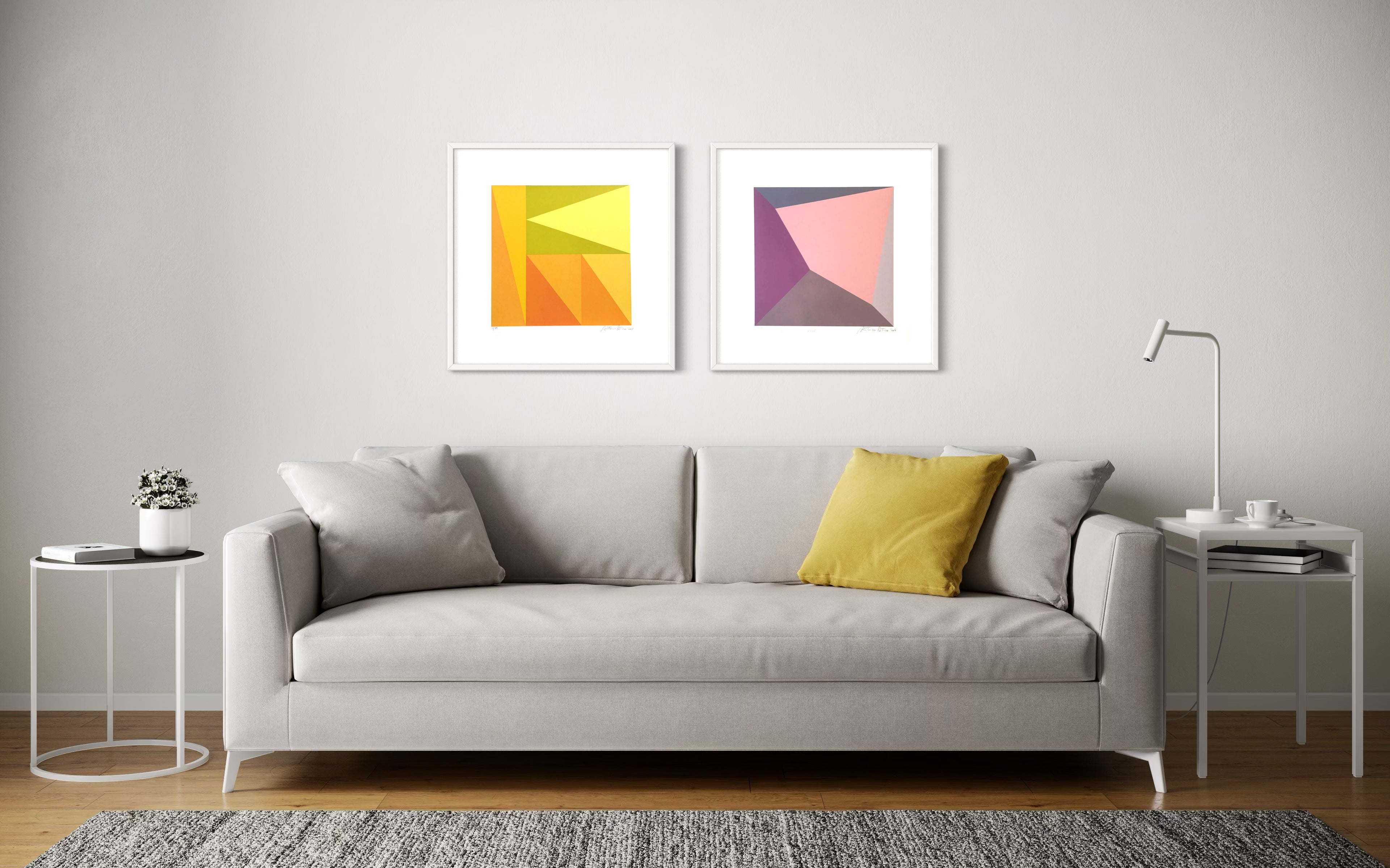 Composição 10 Yellow II & Blue // Antonio Peticov