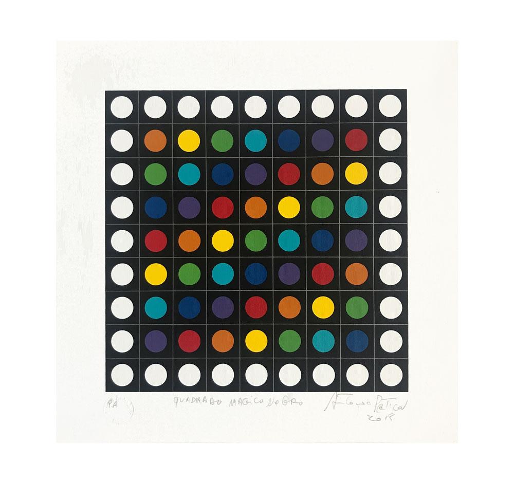 Quadrado Mágico Negro // Antonio Peticov