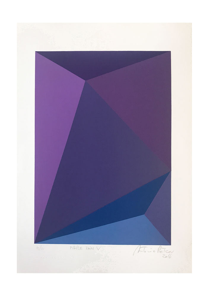 Purple Rain V // Antonio Peticov