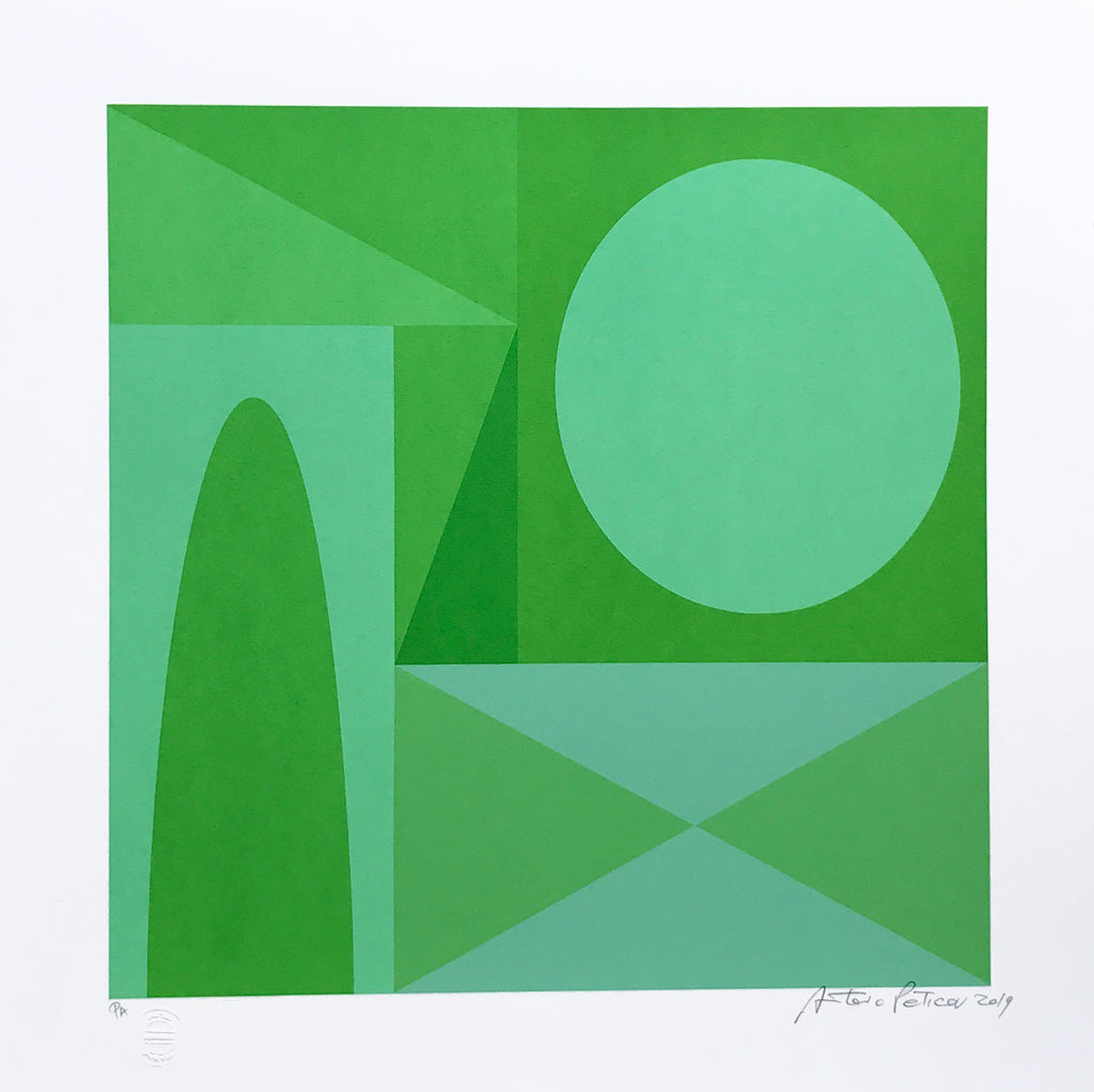 Green4 // Antonio Peticov