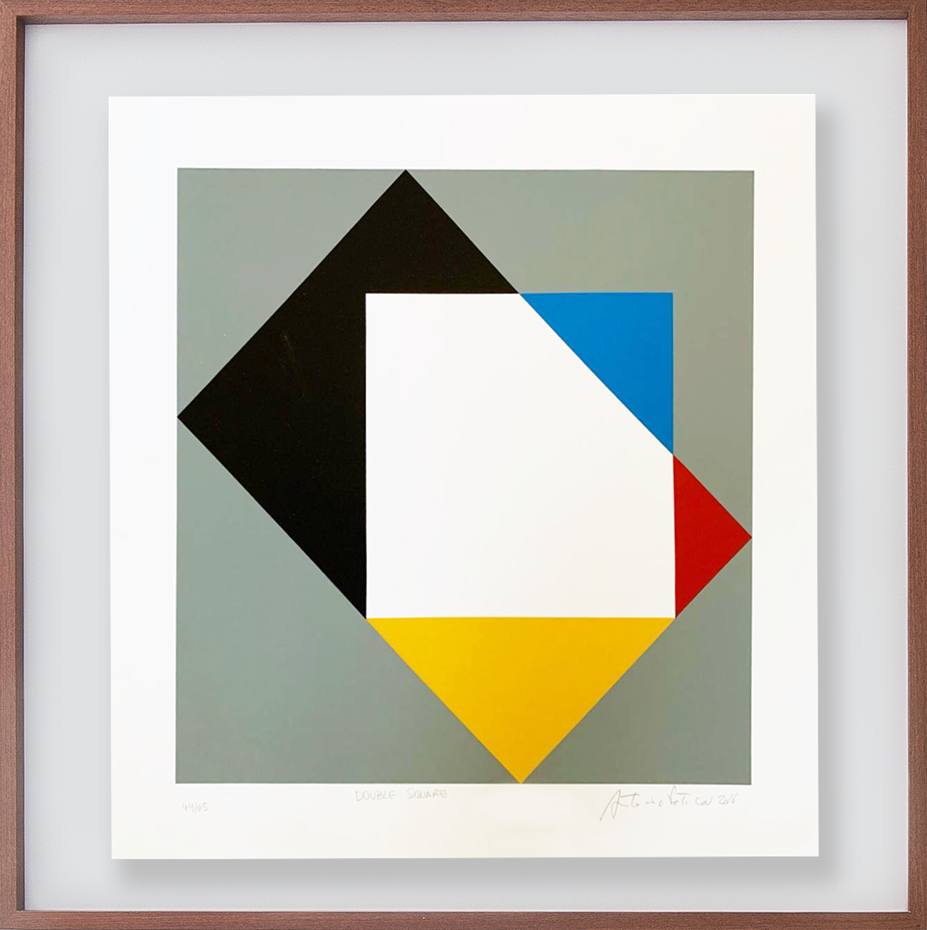 Double Square III // Antonio Peticov