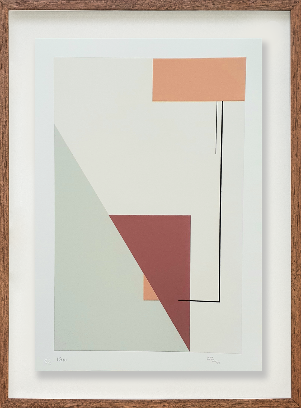 Colagem sobre serigrafia 1 // Cassia Aresta