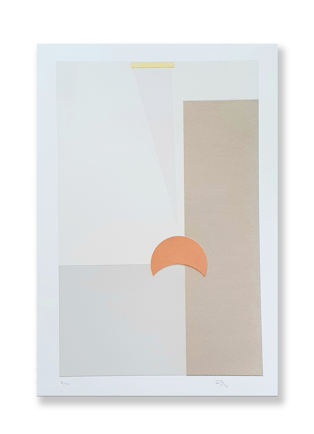 Colagem sobre serigrafia 2 // Cassia Aresta