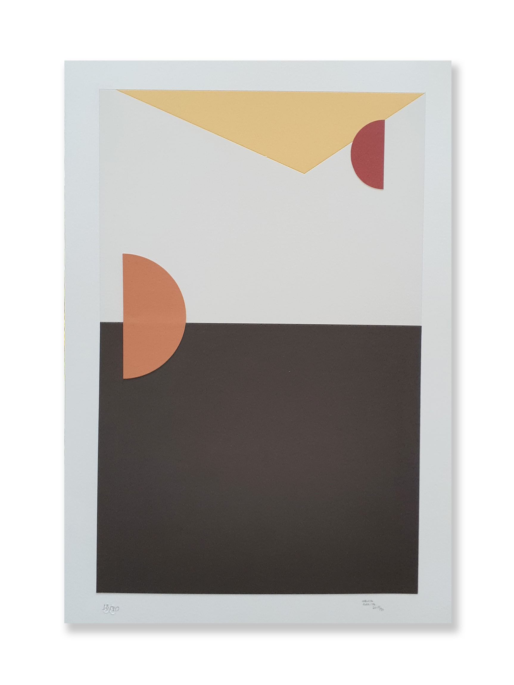 Colagem sobre serigrafia 4 // Cassia Aresta