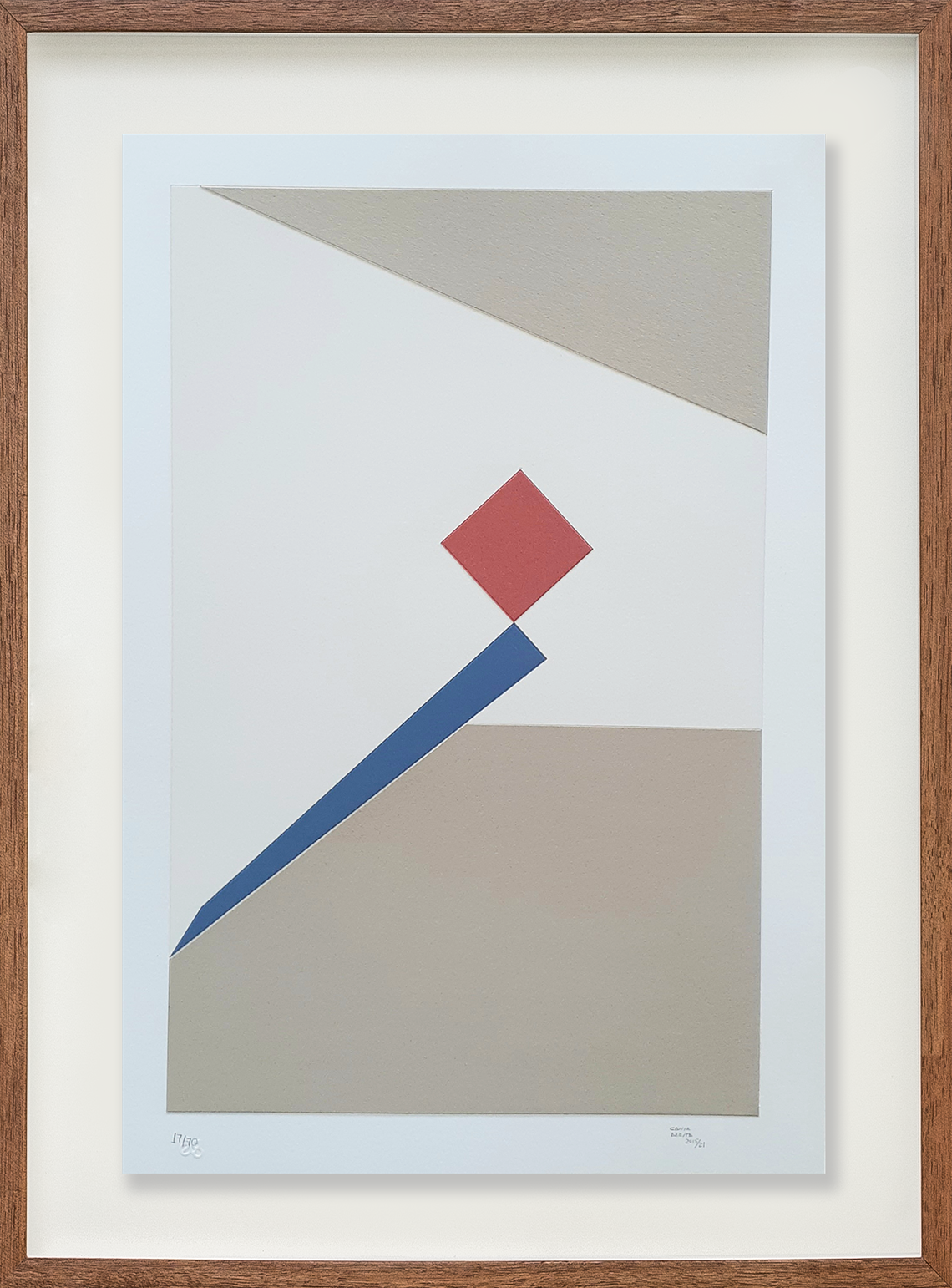 Colagem sobre serigrafia 5 // Cassia Aresta