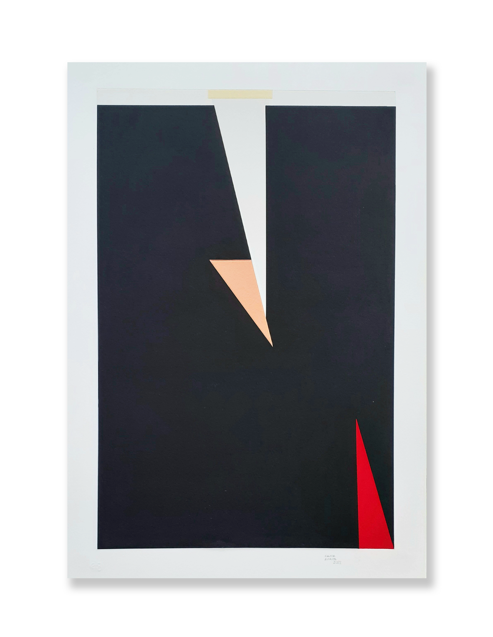 Colagem sobre serigrafia 9 // Cassia Aresta