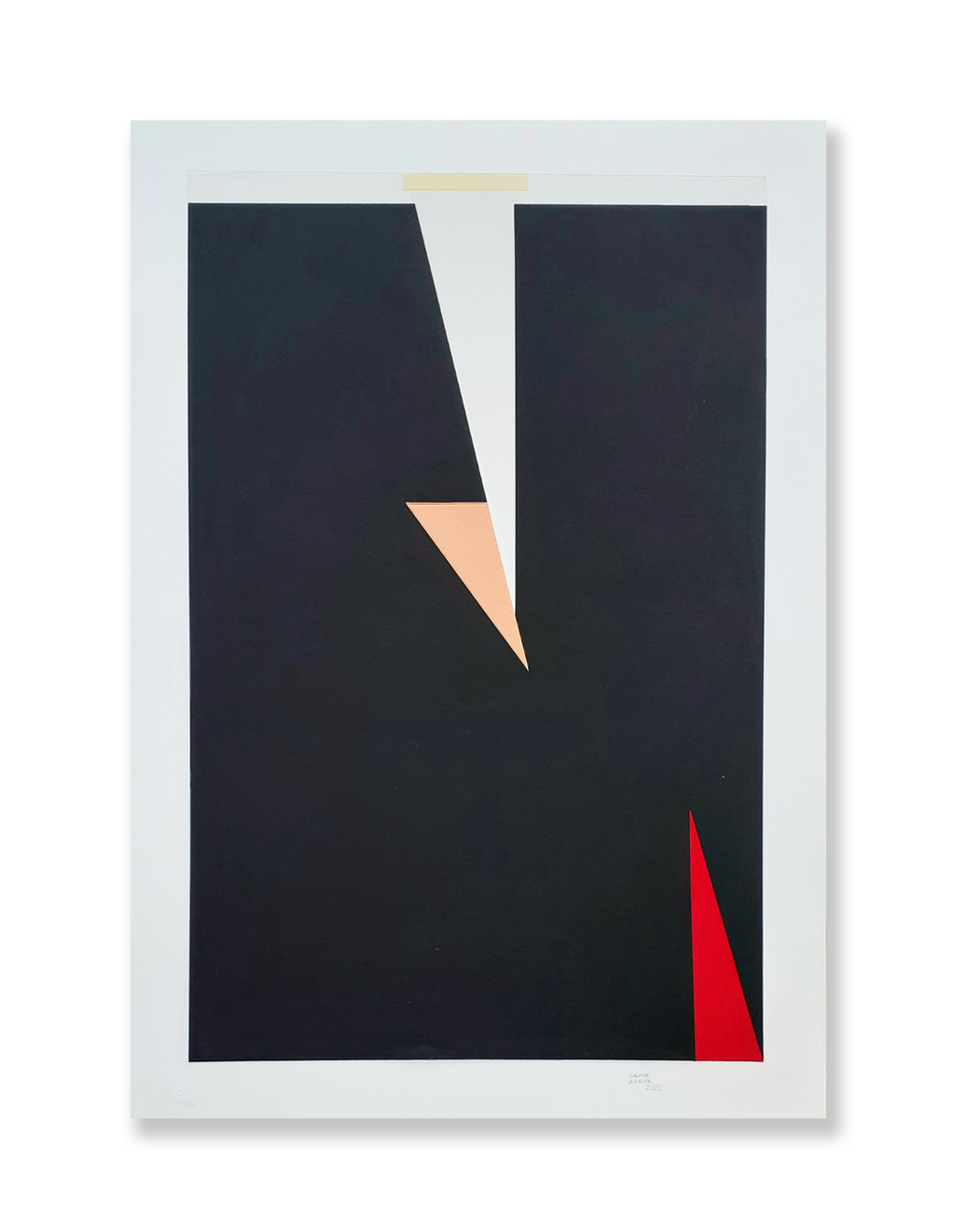 Colagem sobre serigrafia 9 // Cassia Aresta