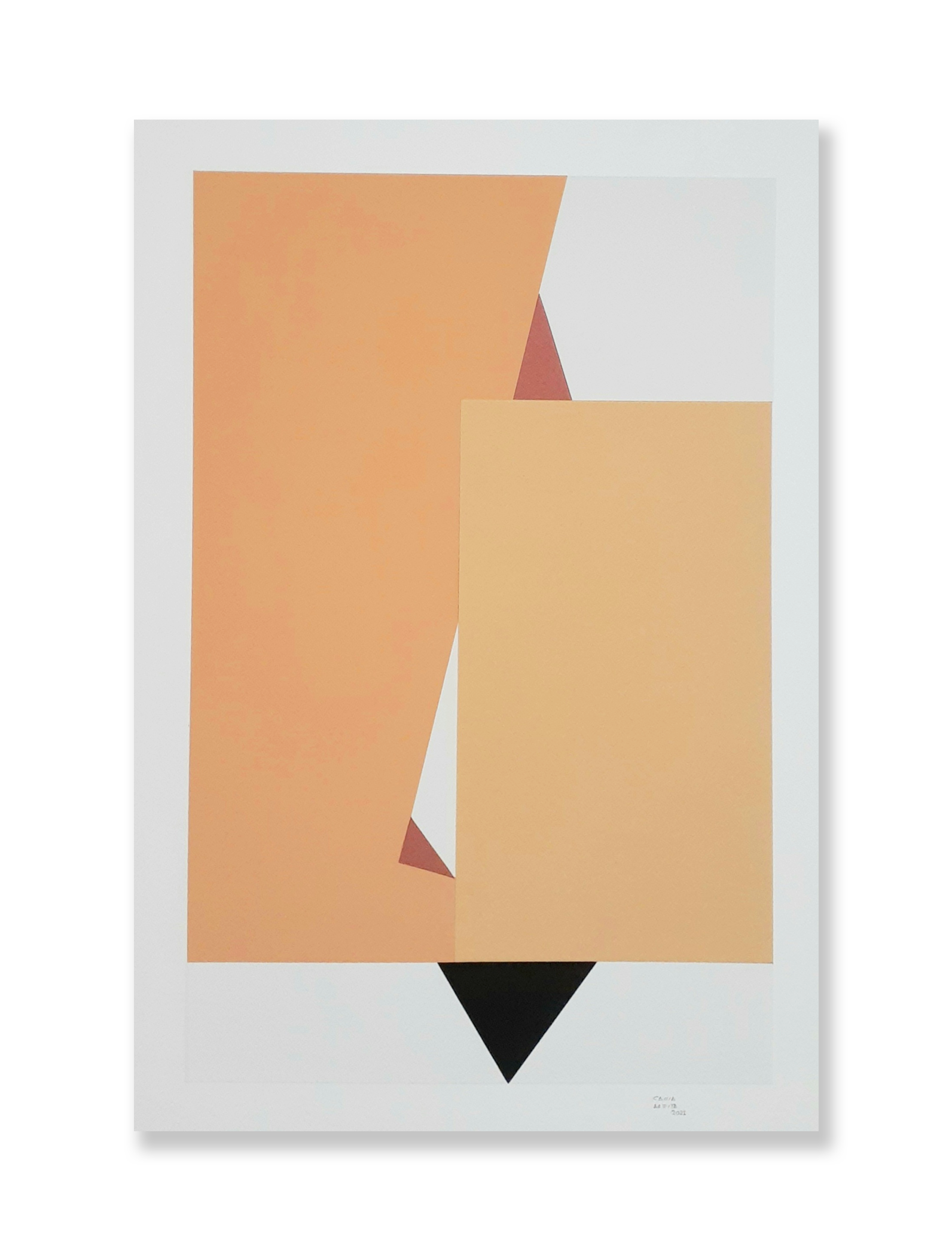 Colagem sobre serigrafia 11 // Cassia Aresta