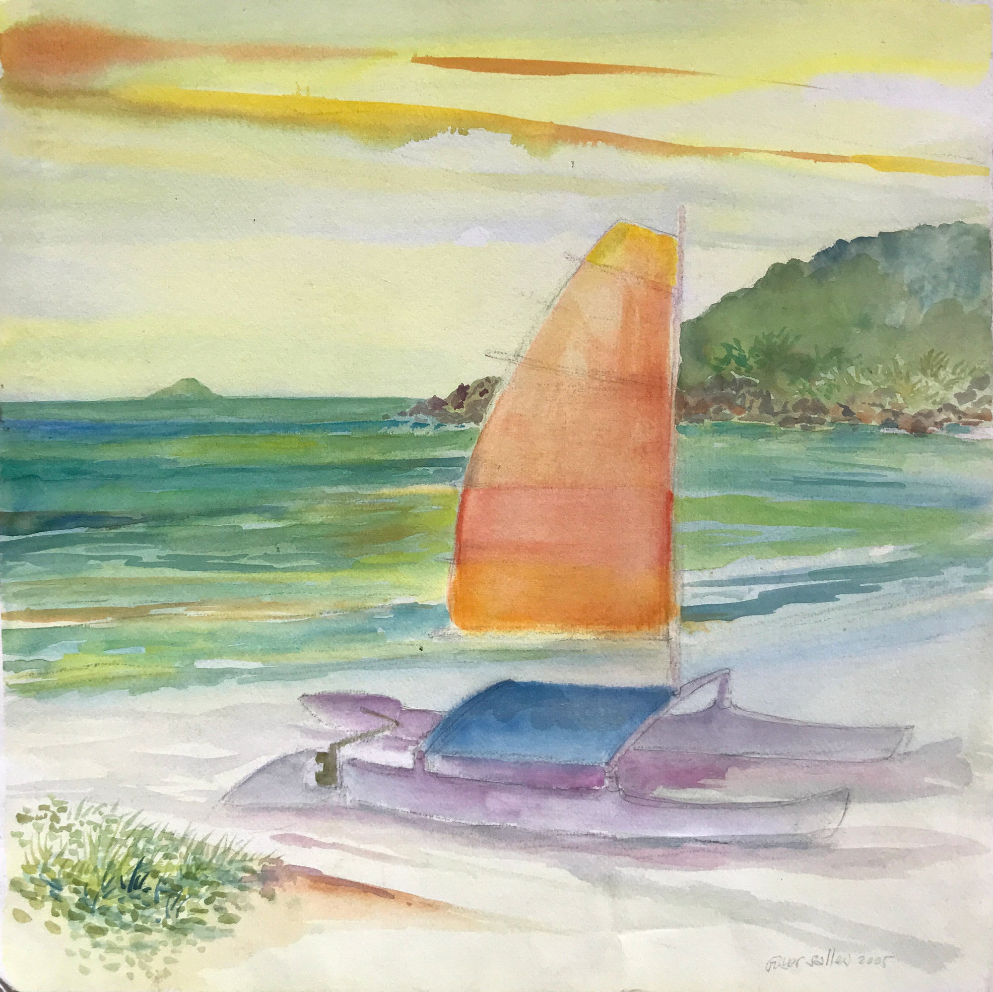 Catamarã na praia // Guyer Salles