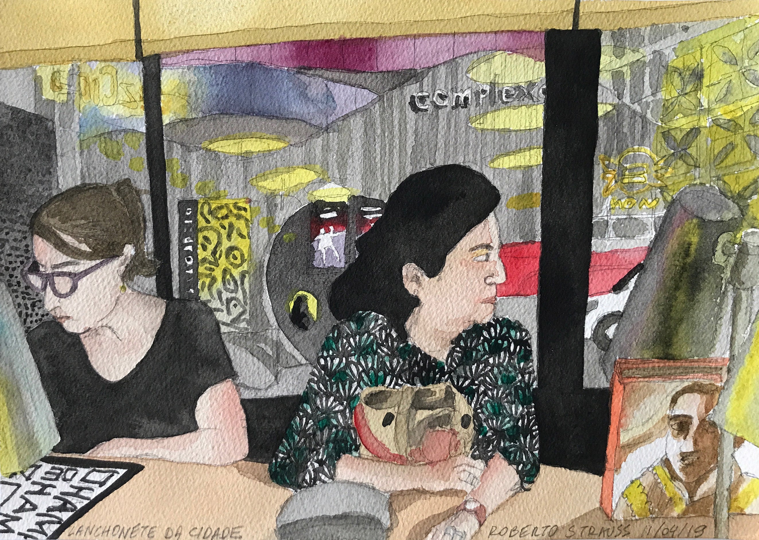 Lanchonete da cidade // Roberto Strauss